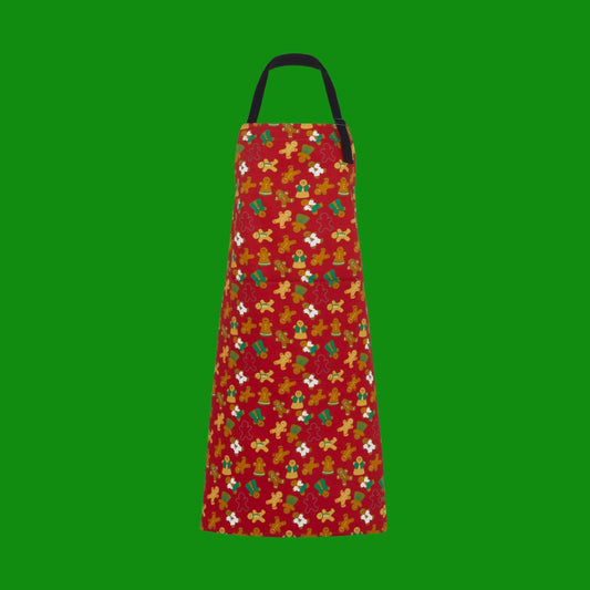 gingerbread organic cotton apron