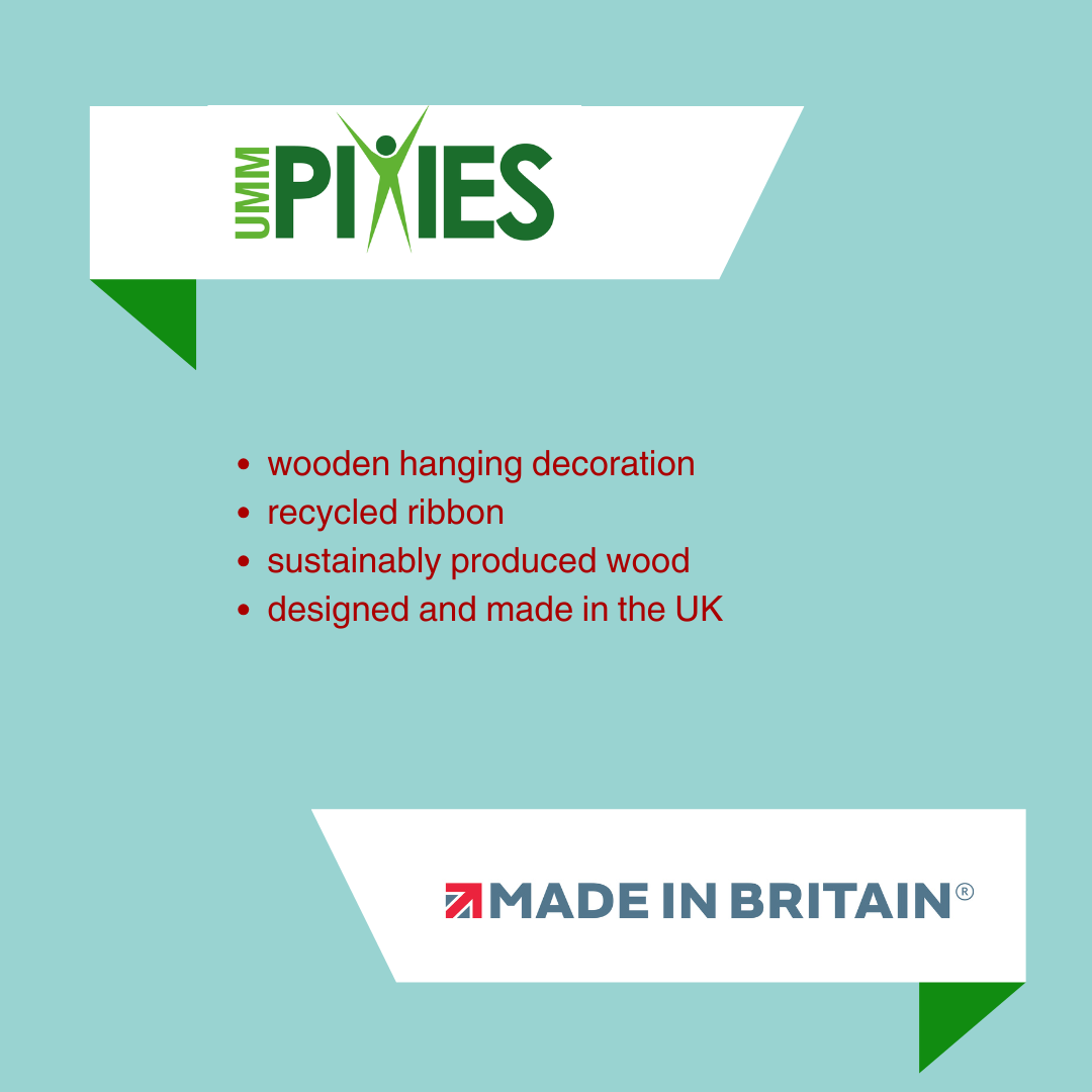Wooden Hanging Decoration Product information card