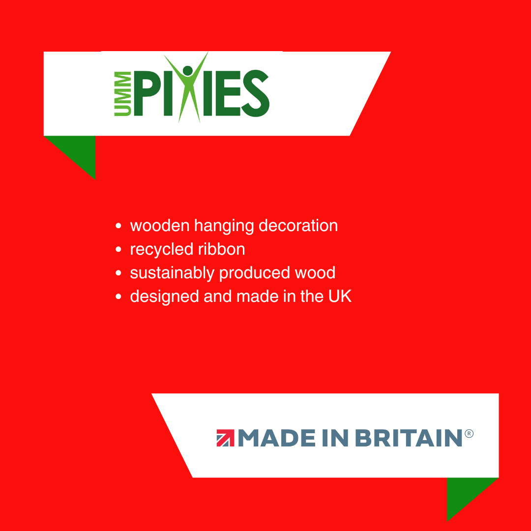 Wooden Hanging Decoration Product information card