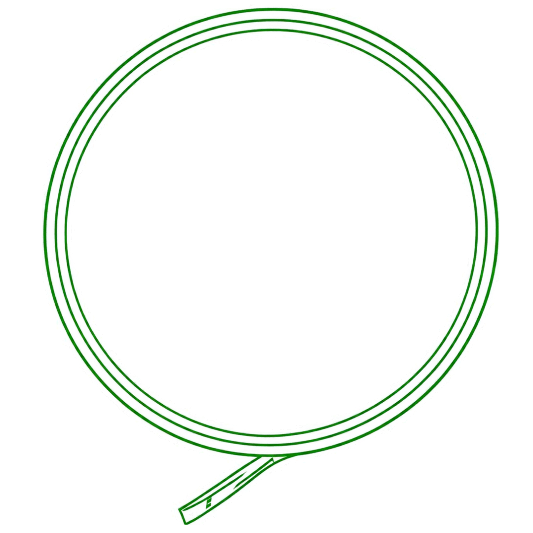 outline drawing of an aga hob cover