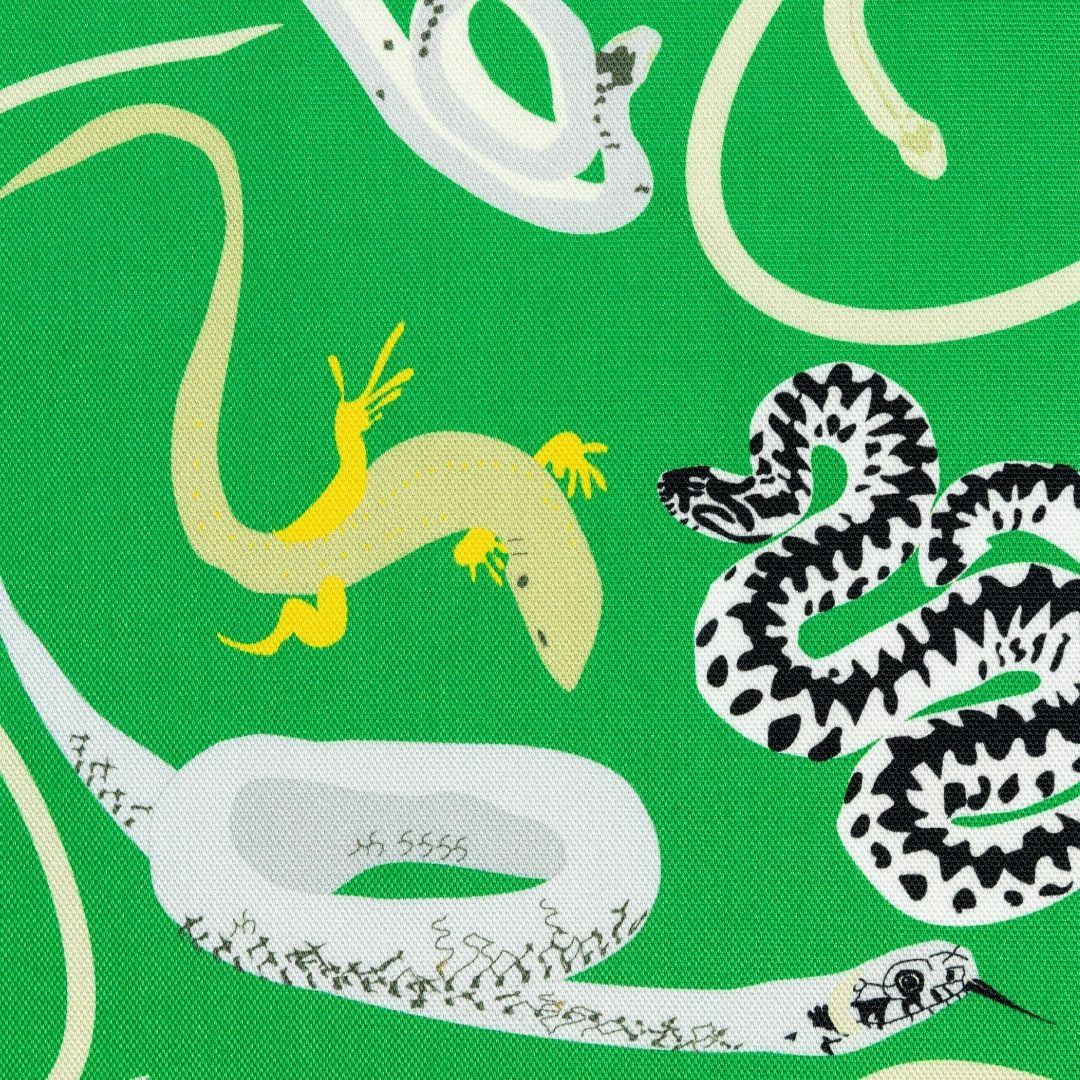 Snakes & Lizards: British Reptiles Colourful Tea towel