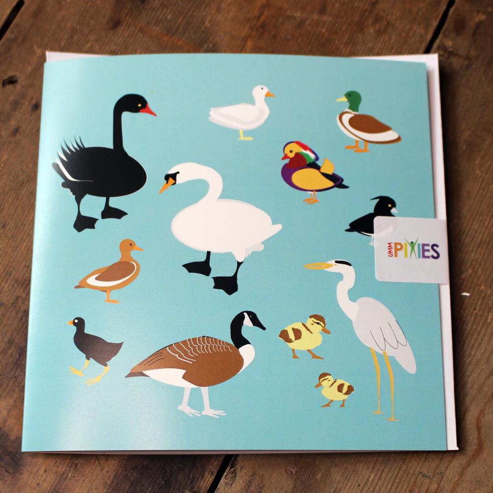 EX-DISPLAY: Pack of 6 animal themed Greetings Cards (SSF)