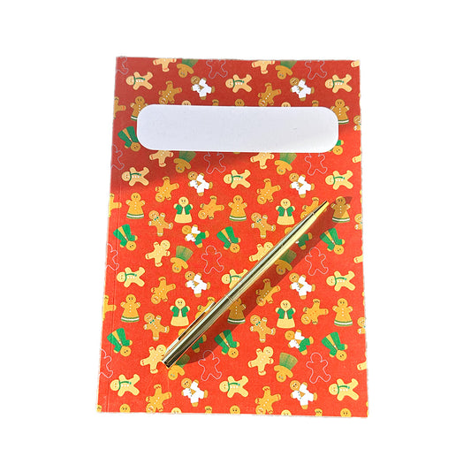 Gingerbread Folk 160 page eco-friendly A5 notebook