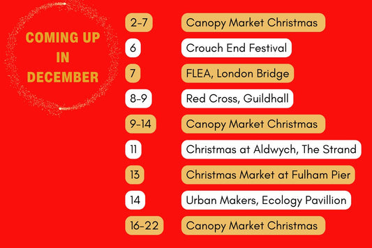 List of events where Ummpixies will be available in December