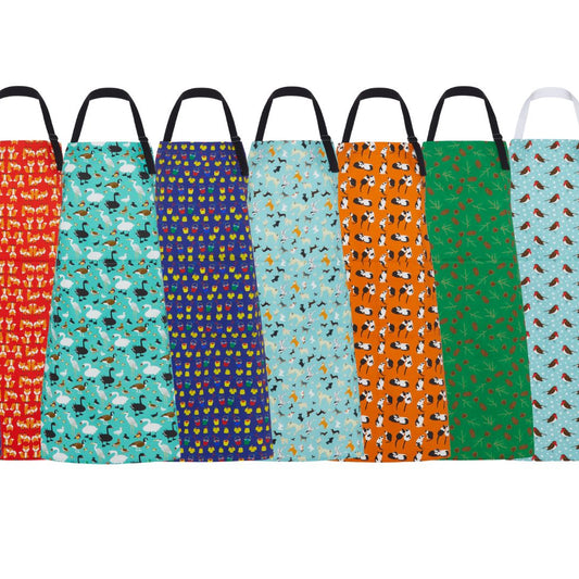 9 colourful organic cotton aprons from UmmPixies