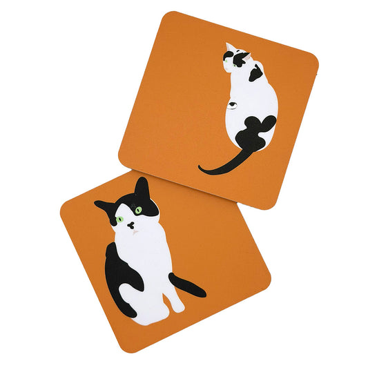Cat coasters from UmmPixies