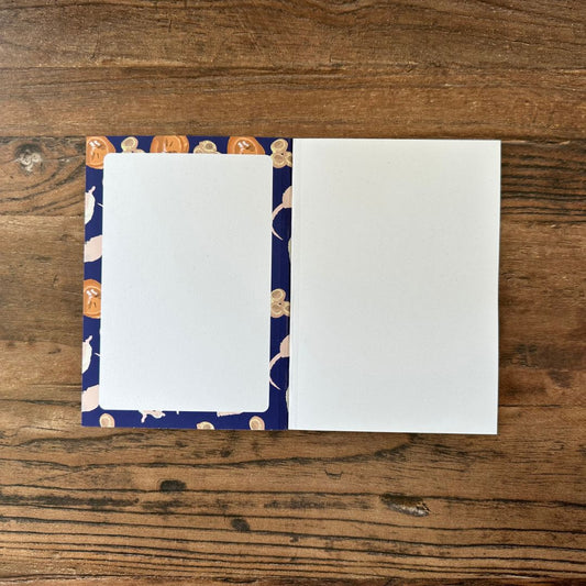  inside front cover of purple hazel dormouse design pocket notebook 