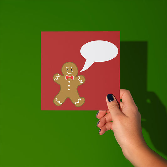 What does the Biscuit Say? Christmas Greetings Card
