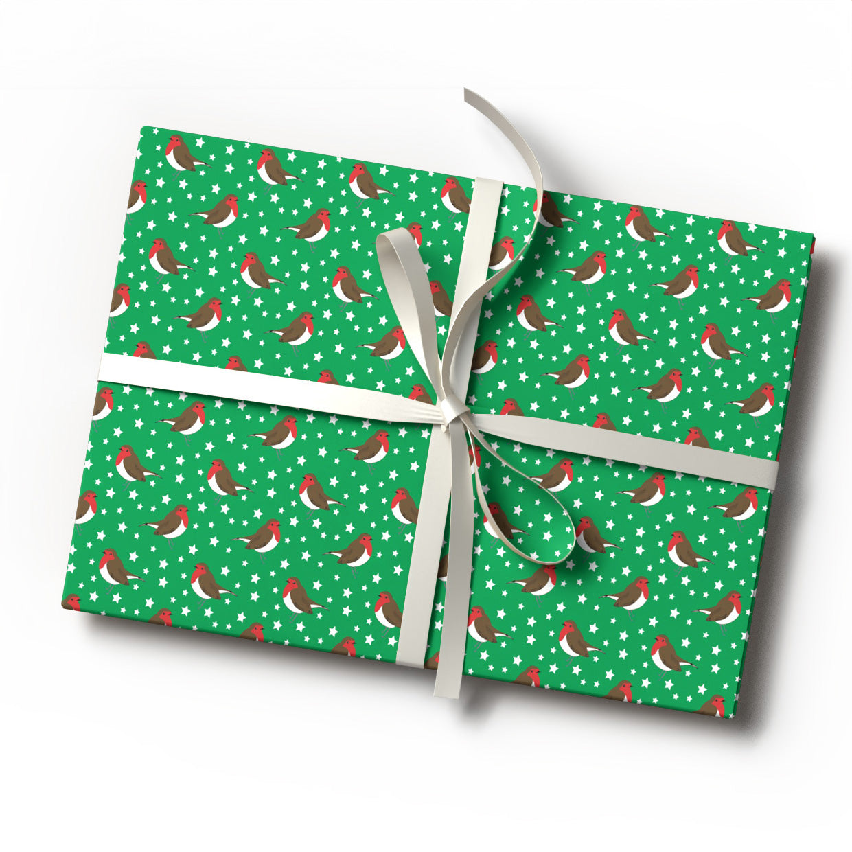 Green Robins wrapping paper from UmmPixies