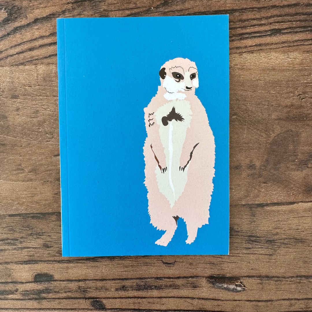 front cover of Meerkat design pocket notebook 