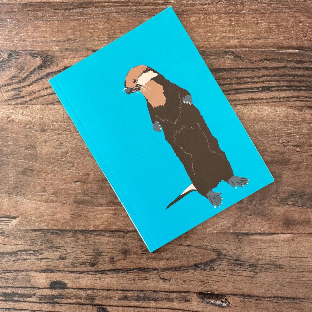 front cover of otter design pocket notebook 