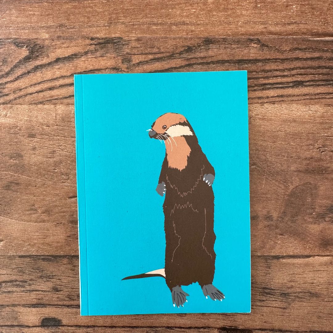 front cover of otter design pocket notebook 