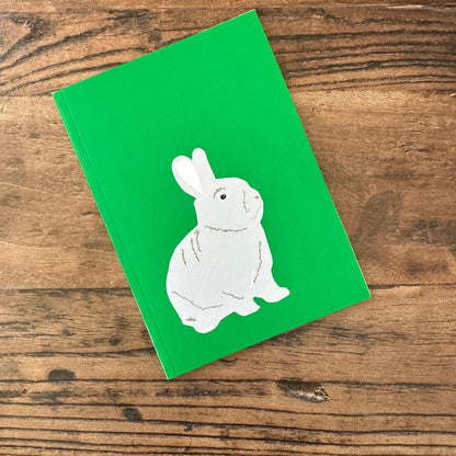 front cover of rabbit design pocket notebook 