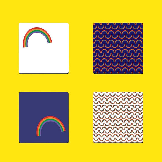 Rainbow Coasters