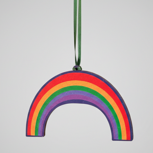 Rainbow Wooden Hanging Decoration