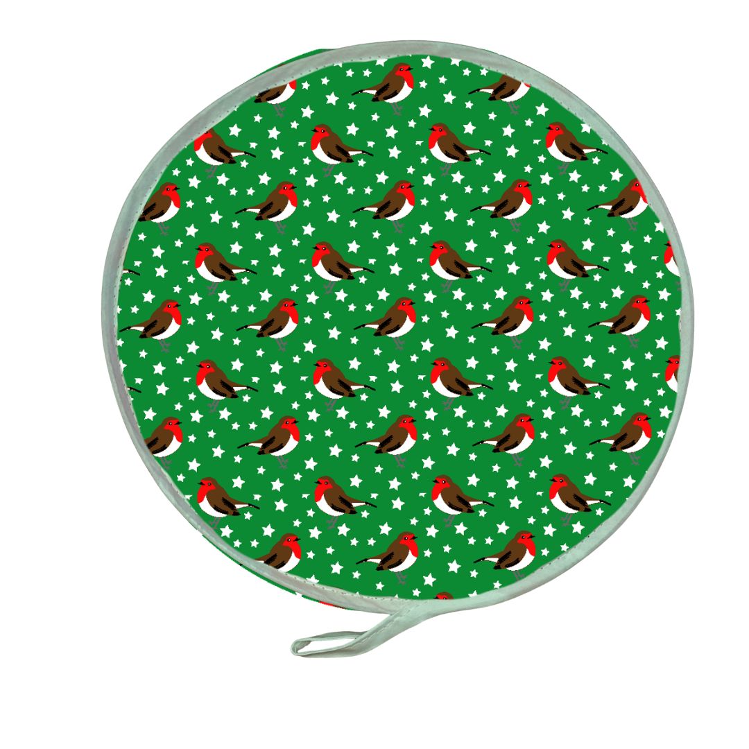 Festive Green Robins Aga Cover | Chef's Pad: PRE ORDER