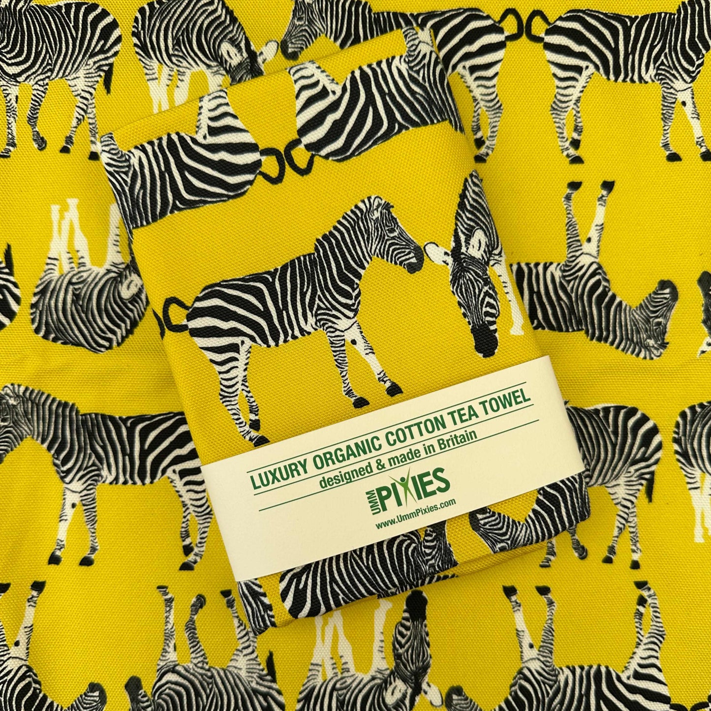 Zebra Colourful Tea towel