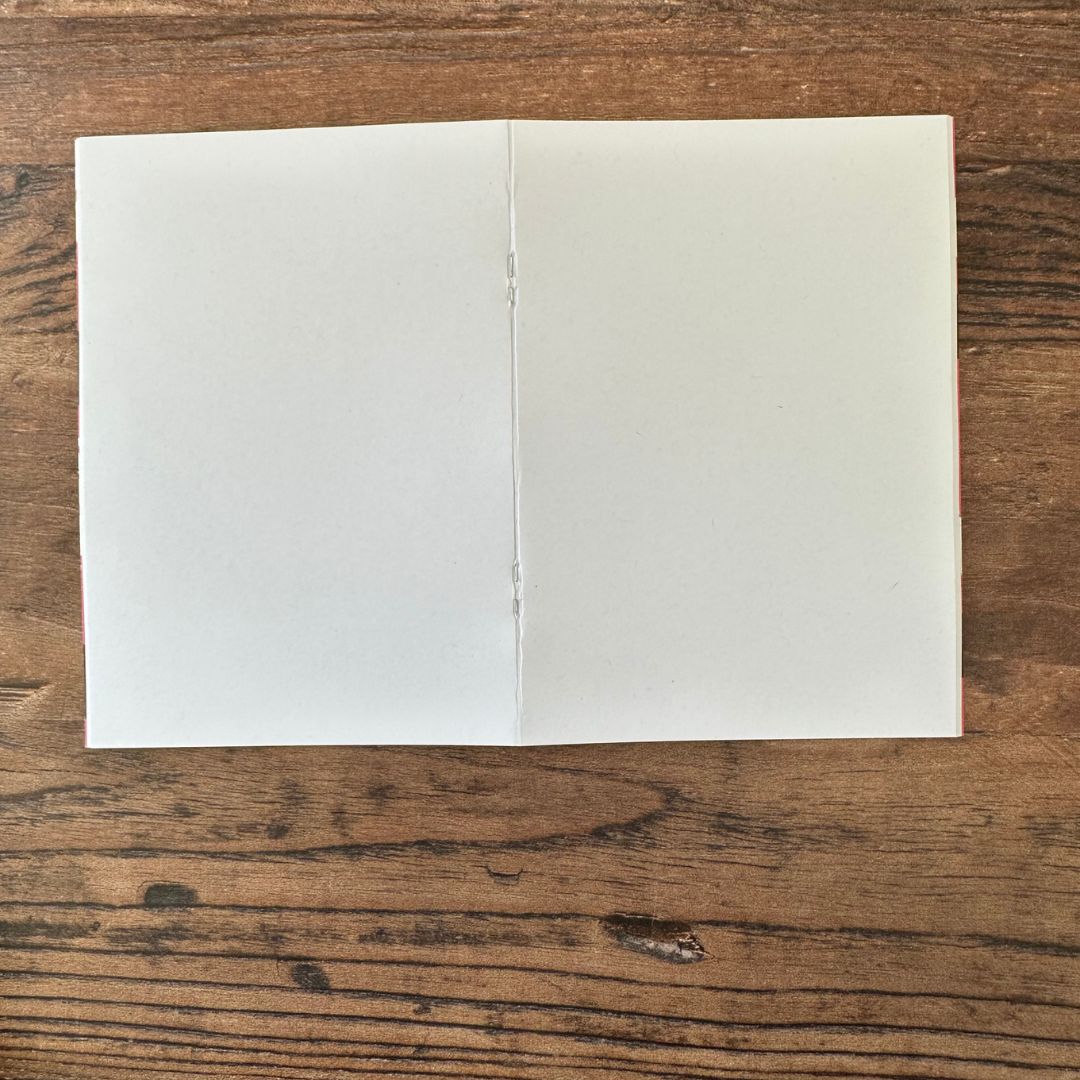 centre spread of pocket notebook