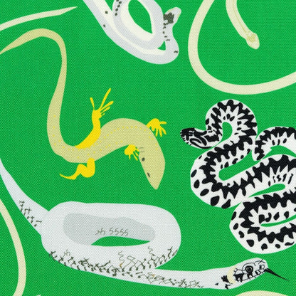 Snakes & Lizards: British Reptiles Colourful Tea towel