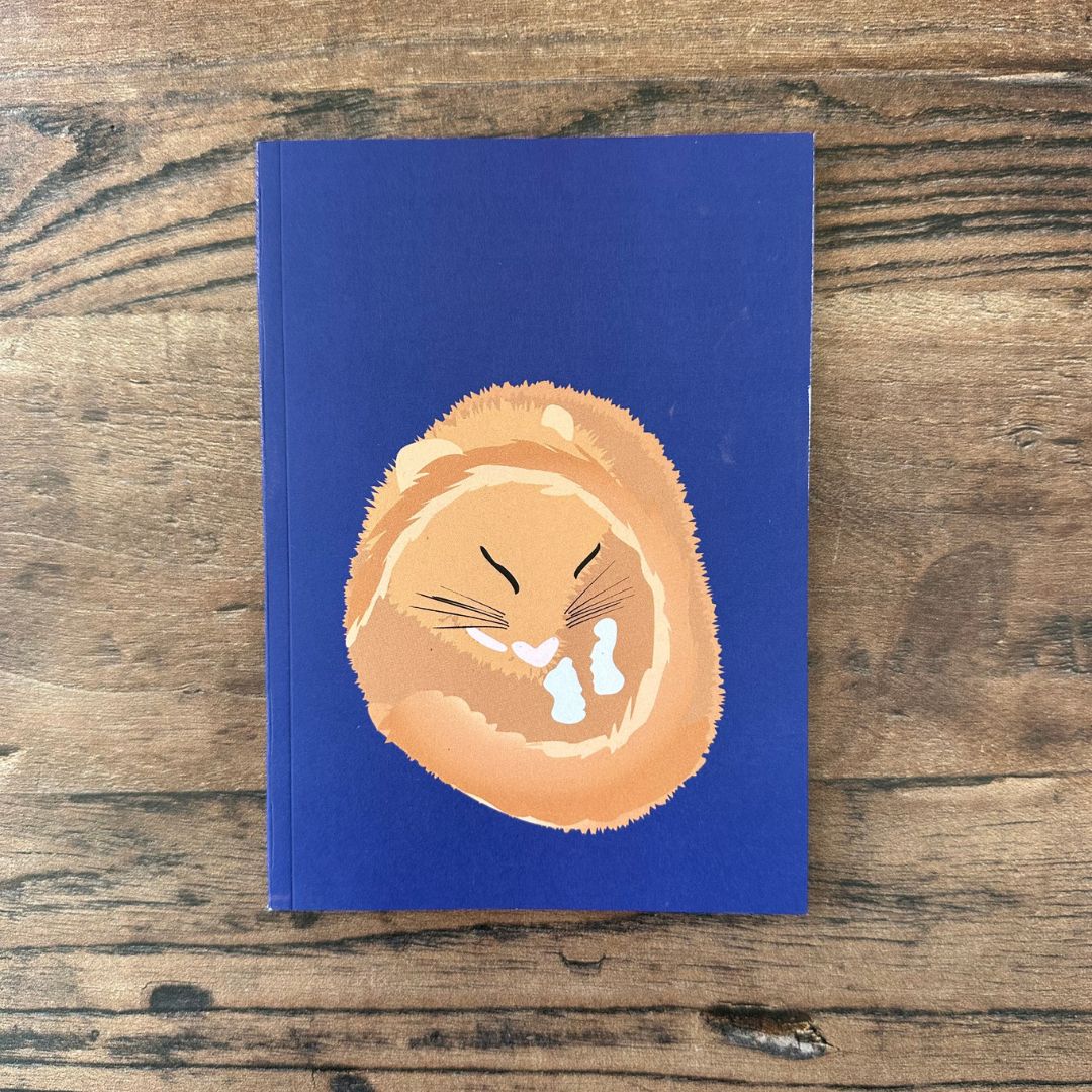 front cover of purple dormouse pocket notebook 