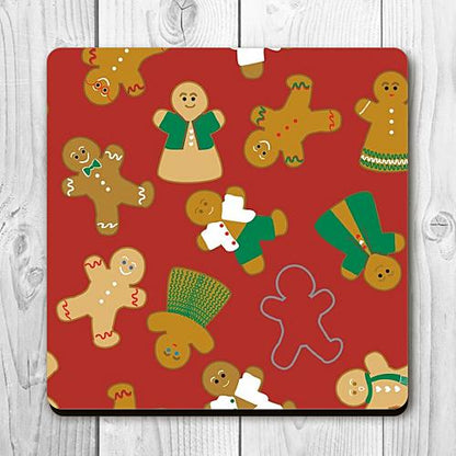 Gingerbread Folk Coasters