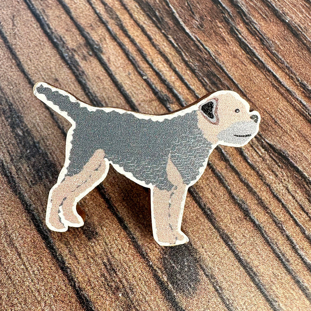 Border Terrier Dog Badge