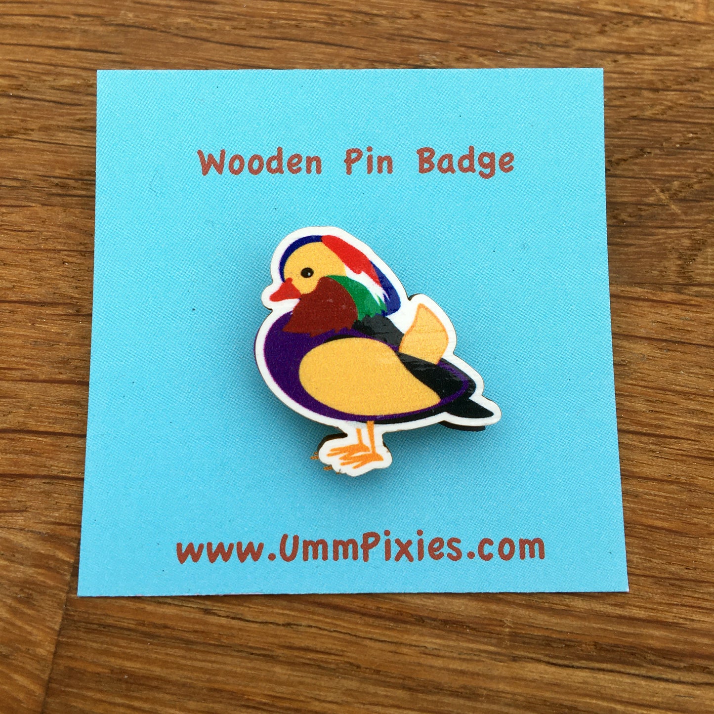 Mandarin Duck Badge
