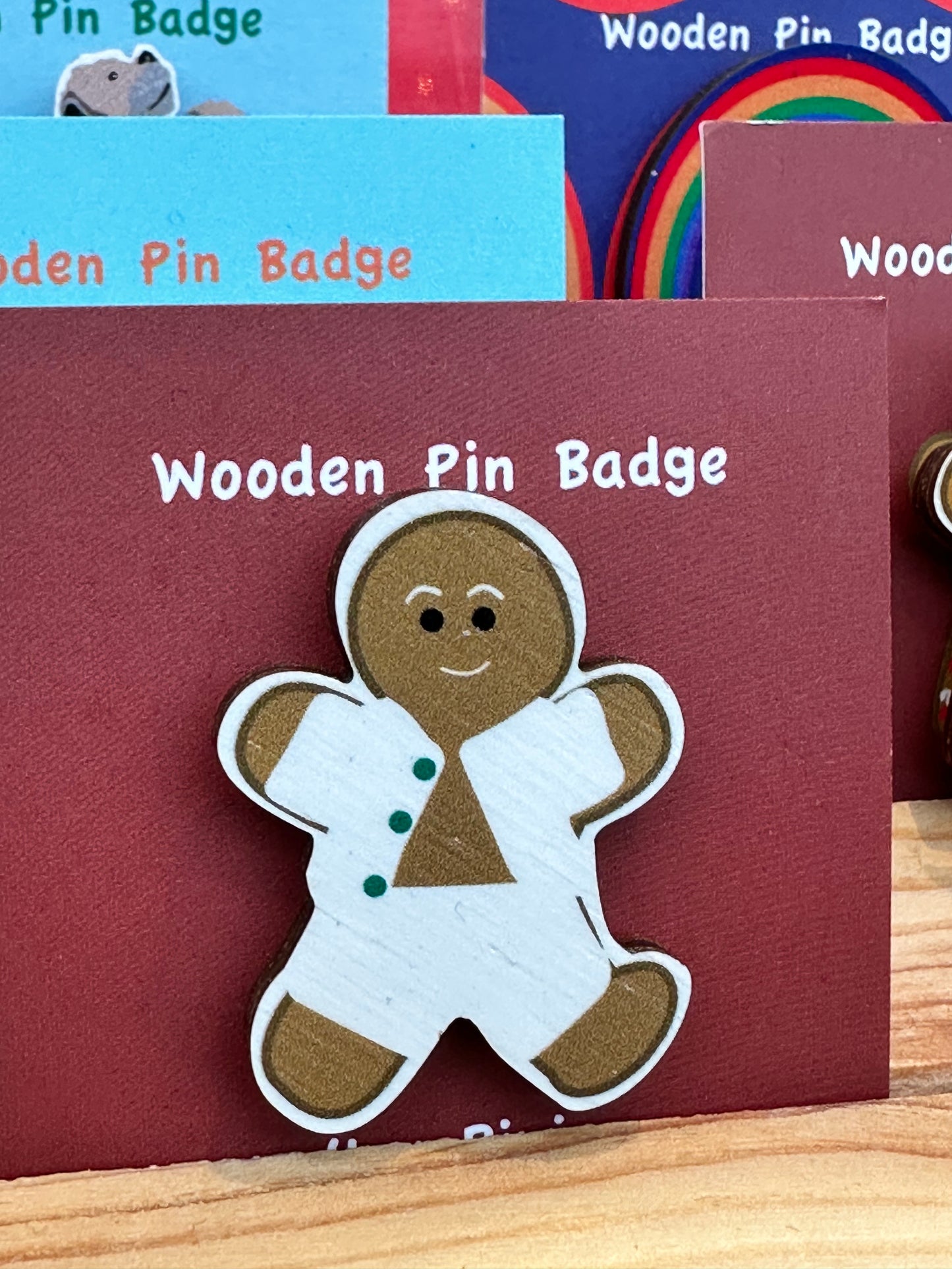 Gingerbread Folk Badges - 4 designs to choose from