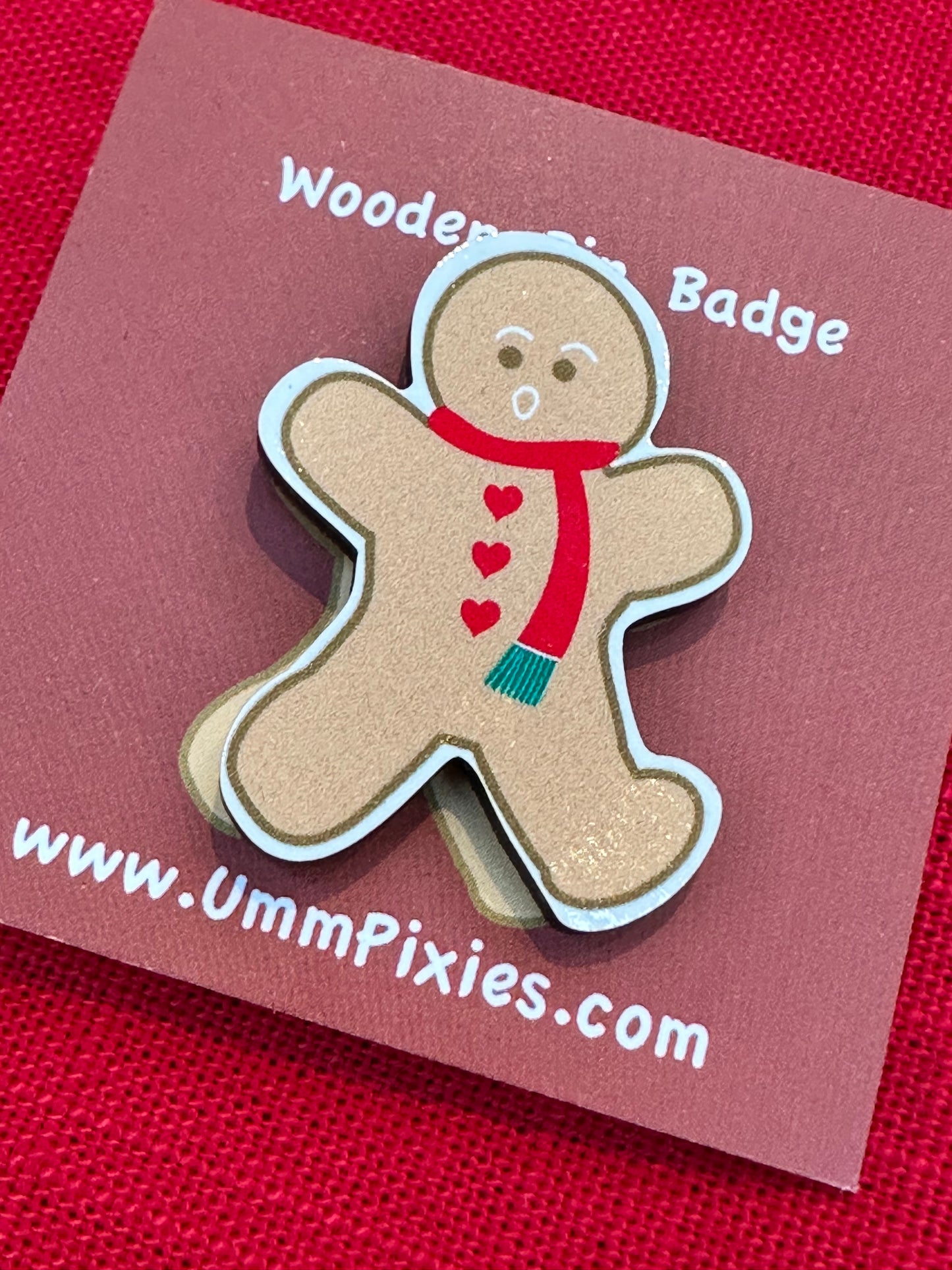 Gingerbread Folk Badges - 4 designs to choose from