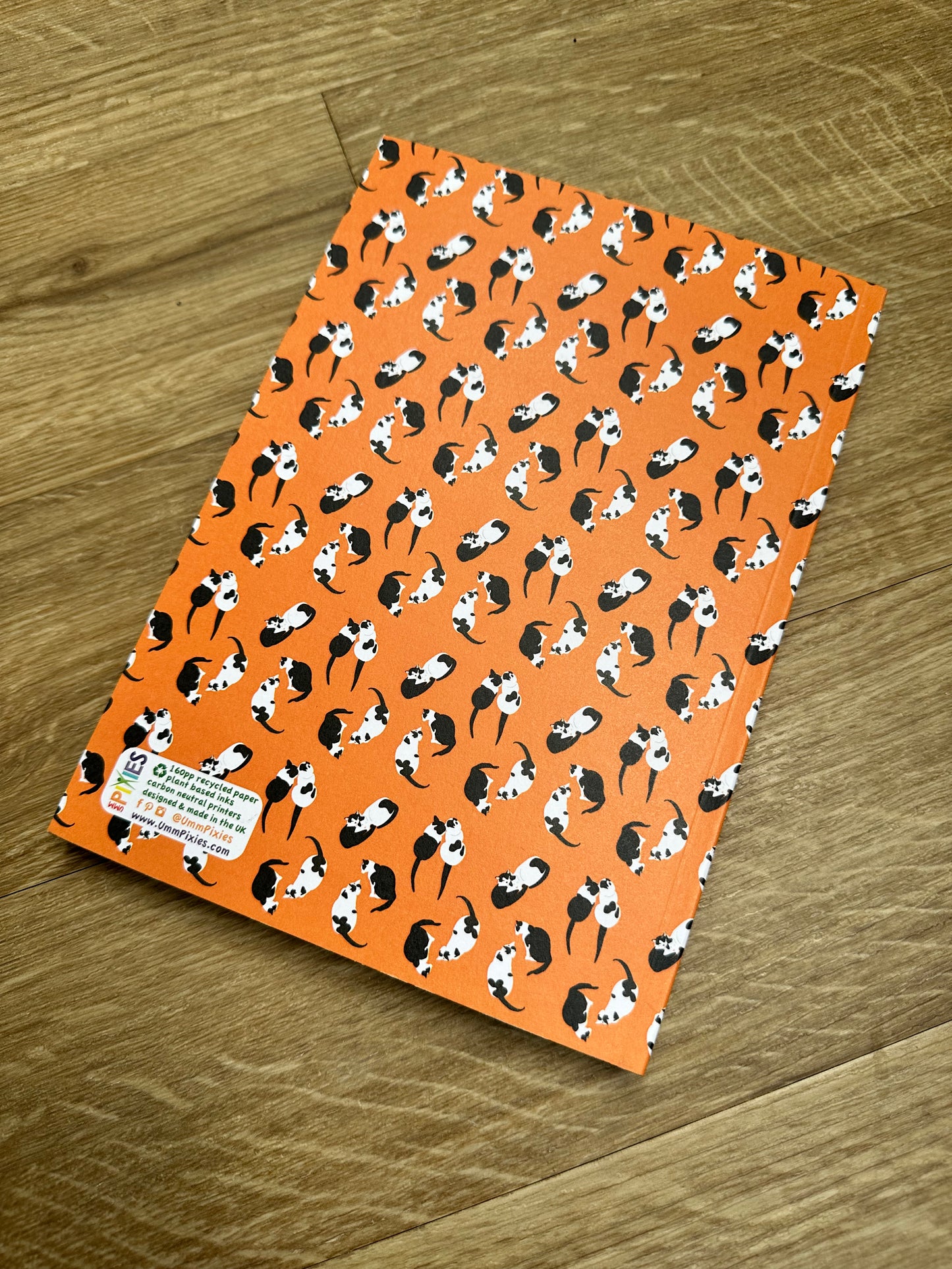 Cats 160 page eco-friendly A5 notebook